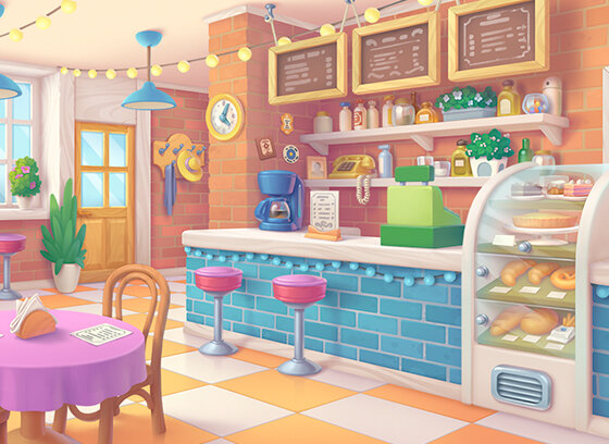 The café